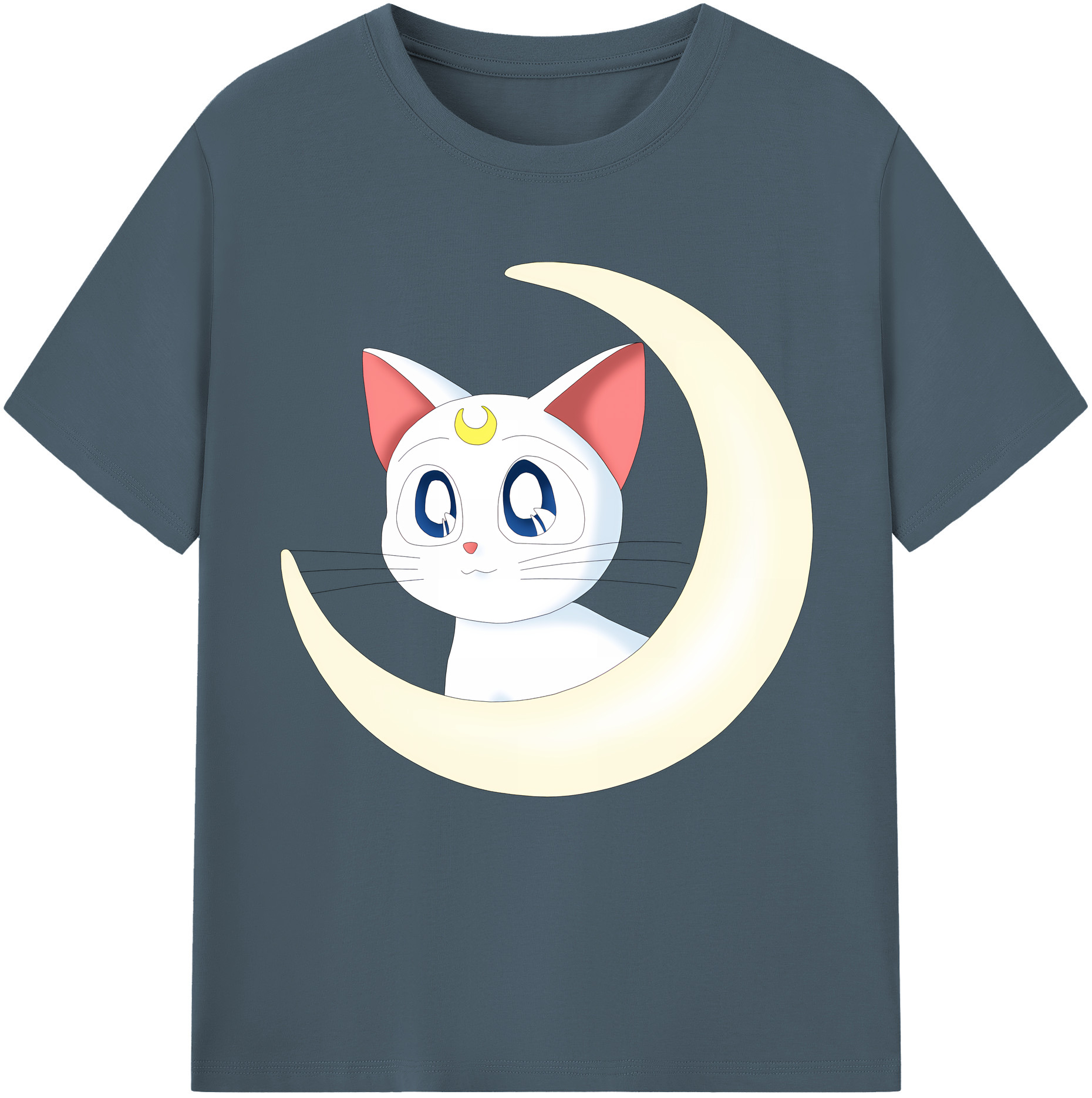 （画像用） 美少女戦士セーラームーン Sailor Moon 綿100％半袖Tシャツ（フロントプリント）